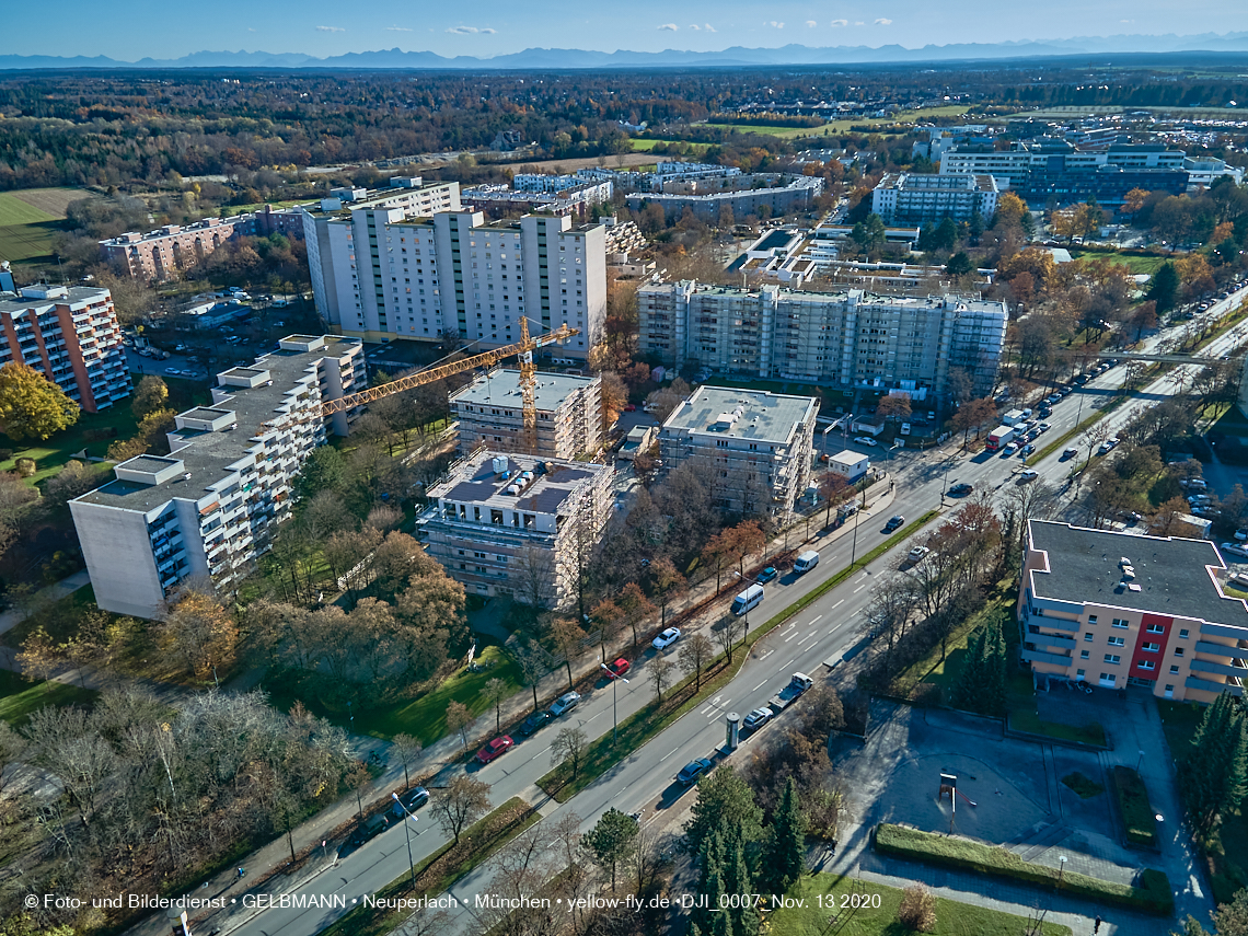 13.11.2020 - Aufstockung am Oskar-Maria-Graf-Ring in Neuperlach